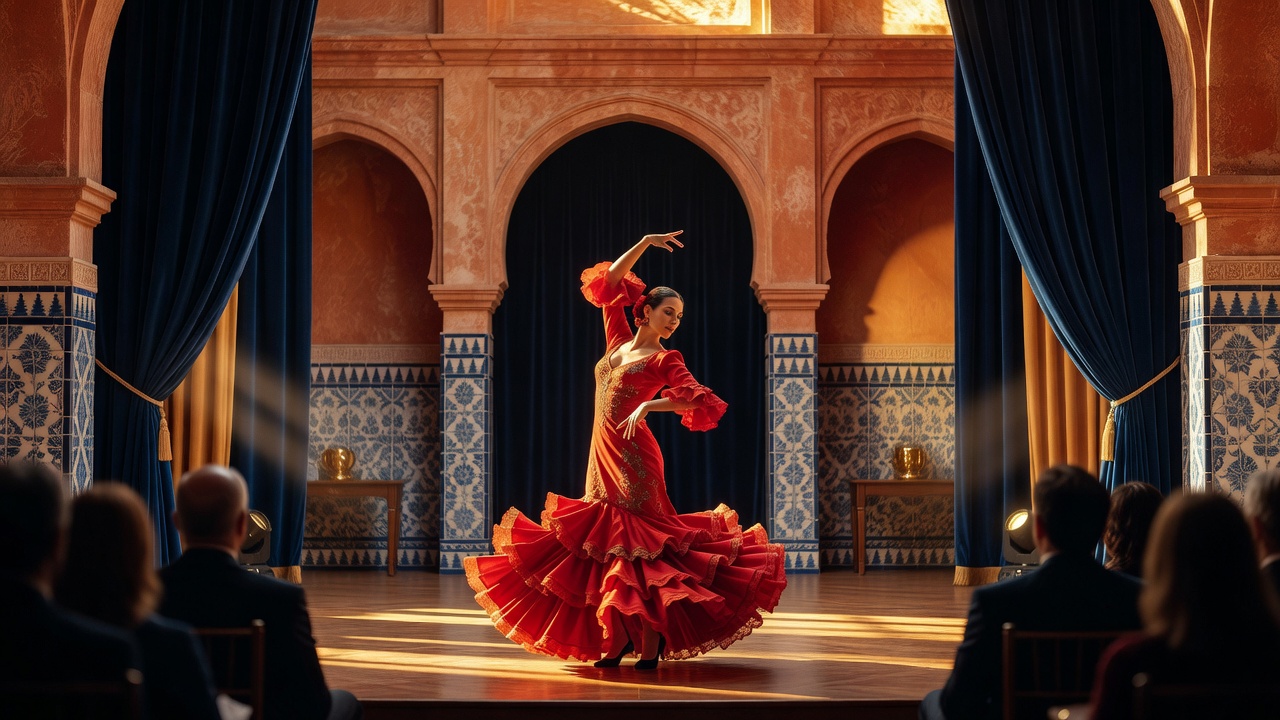 Bailaora de flamenco