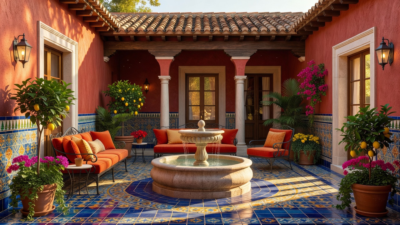 Patio tradicional español